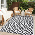OLANLY Waterproof Outdoor Rug 5x8 ft, Outdoor Plastic Straw Rug by OLANLY