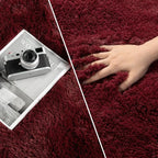 Deerhoo Large Shag Area Rugs 8 x 10, Plush Fuzzy Rugs - Image 3