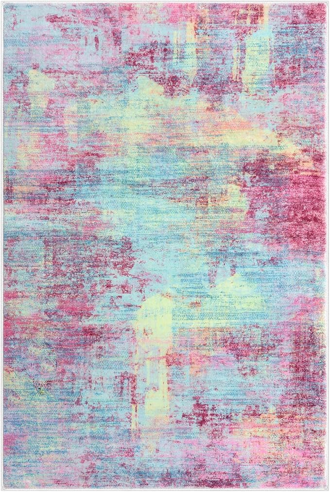 IOHOUZE Abstract Area Rug 3x4 Ft Washable Rugs - Image 9