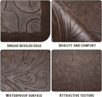 KMAT 2PCS Kitchen Mat Cushioned Anti-Fatigue Floor Mat, Waterproof Non-Slip - Image 5