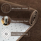 2x6 Feet Runner Rugs for Hallway, Low Pile Non Slip Memory Foam Rugs, Washable - Image 4