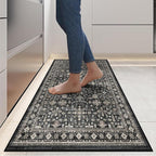 Dark Grey Washable 8ft Long Runners - Image 8
