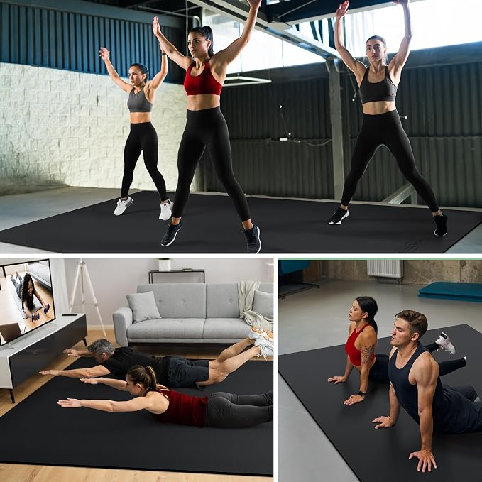 GymCope Large Exercise Mat for Home Workout, - Image 7