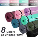 Signature Fitness Extra Thick High-Density Foam Yoga Mat – Multiple Thicknesses - Image 8