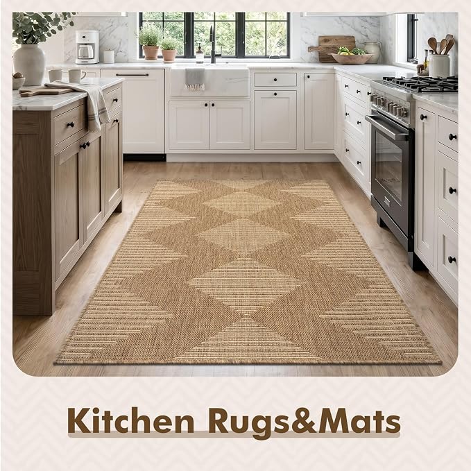 MontVoo-3x5 Outdoor Rug Porch Entryway Rug-Polypropylene Indoor Outdoor Rugs - Image 4