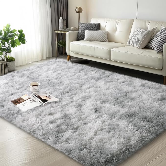 Mugorn 3x5 Rugs for Bedroom, Fluffy Area Rugs for Living Room, Soft Shag Kids by MUGORN