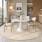 Miukiki Round Rugs 6ft for Living Room Moroccan Washable Circle Rug Non Slip - Image 6