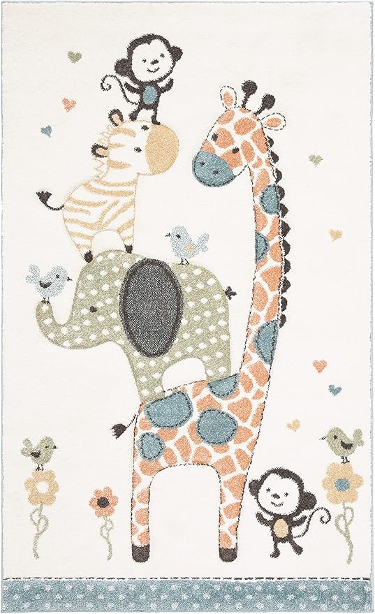 SAFAVIEH Carousel Kids Collection Accent Rug - Image 2