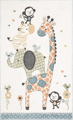 SAFAVIEH Carousel Kids Collection Accent Rug - Image 2