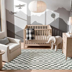 jinchan 5x7 Checkered Area Rugs by JINCHAN