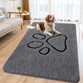 Smiry Dog Door Mat for Muddy Paws, Absorbent Dirt Trapper Non Slip Quick Dry by Smiry