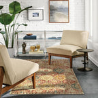 Lahome Moroccan Trellis Washable Small Area Rug, 3x5 Area Rug - Image 5