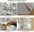 Runner Rug 2'6''x8' Washable Runner Rug: Machine Washable Kitchen Area Rug - Image 6