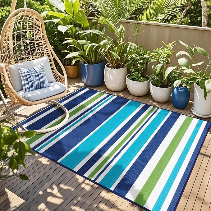 Outdoor Patio Plastic Rug Waterproof - Image 5