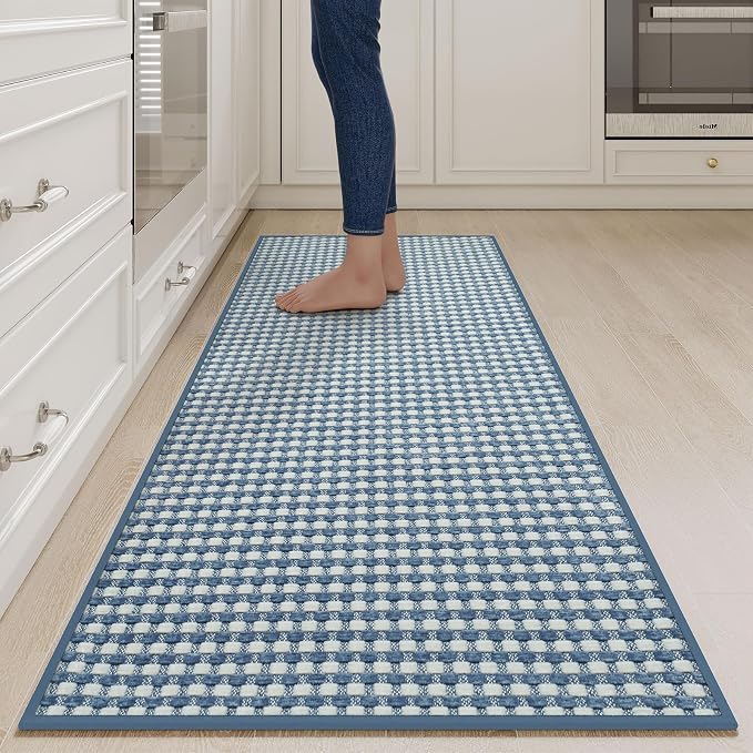 YDKGL Long Kitchen Runner Rugs Kitchen Mat Non Slip Washable, Super Absorbent by YDKGL