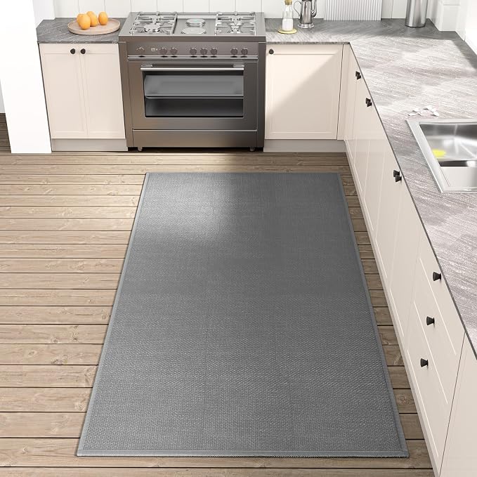 SUMLANS Kitchen Mat, Rubber Backing Cushioned Non Slip Kitchen Rugs by SUMLANS