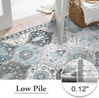 Lahome Moroccan Washable Area Rug 6x9, Ultra-Thin Large Living Room Rugs - Image 6