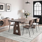 Miukiki 6x9 Area Rug for Living Room Moroccan Washable Rugs Non Slip Indoor - Image 8