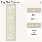 Soalmost Runner Rug 2x8 Washable Non-Slip Hallway Runner Rugs - Image 5