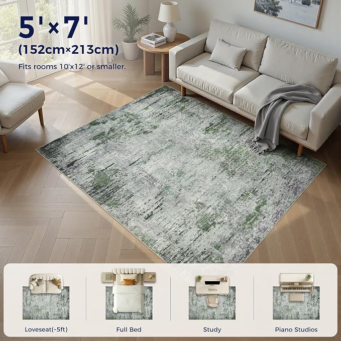 DMOYEST Area Rug Living Room Rugs - Image 7