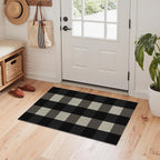 GENIMO Christmas Door Mat 18X30 Inch Buffalo Plaid Christmas Decor Rug Outdoor - Image 4