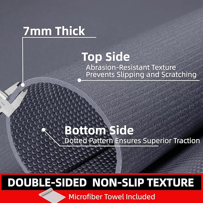 GymCope Large Exercise Mat for Home Workout, - Image 6