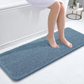 OLANLY Bathroom Runner Rugs 47x17, Soft Absorbent Chenille Bath Rugs, Rubber by OLANLY