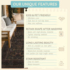 Washable Hallway Runner Rug 2'6"x8' - Image 7