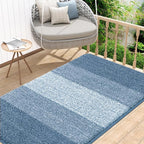 Kitinjoy Indoor Outdoor Door Mat, 48x32 Non-Slip Absorbent Dirt Trapper by Kitinjoy