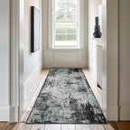 RELEANY Washable Area Rugs 2'x8' Non-Slip Modern Abstract Soft by RELEANY