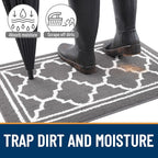Buganda Runner Indoor Door Mat, Dirt-Resistant and Absorbent Doormat, Low - Image 2