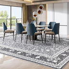 Lessymo 8 x 10 Area Rugs for Living Room, Machine Washable Area Rugs Boho Faux - Image 8