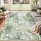 RELEANY Washable Area Rugs 6'x9' Non-Slip Modern Abstract Soft by RELEANY