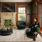 Washable Area Rugs for Living Room: 9x12 Bedroom Rug Boho Vintage Area Rug - Image 7