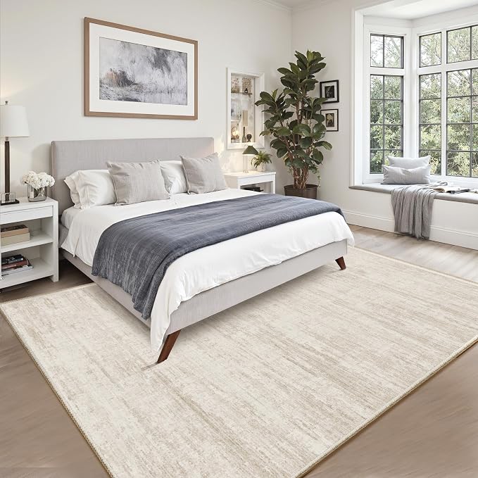 8x10 Area Rugs for Living Room, Modern Abstract Non-Slip Backing Washable Rugs - Image 6