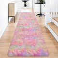2x10 Feet Tie-Dye Rainbow Unicorn Rug by TENNOLA