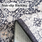 4x10 Washable Hallway Runner Rug: Oriental 10ft Extra Wide Ultra Soft Runners - Image 4