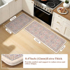 Collive Anti Fatigue Mats for Kitchen Floor, Cushioned Comfort Kitchen Rugs - Image 2