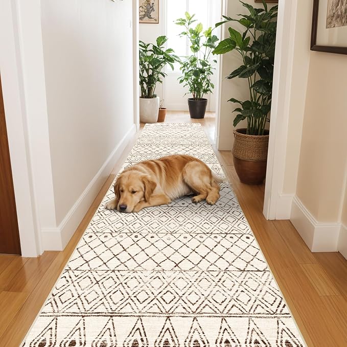 2'x6' Hallway Runner Rug Washable - Image 3