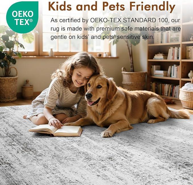 9x12 Ft Extra Large Washable Area Rugs - Image 5