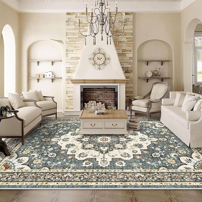 TOPRUUG Washable Oriental Area Rug by TOPRUUG