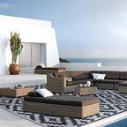 SAND MINE Waterproof Outdoor Rug, Plastic Reversible Rug, Modern Area Rug - Image 5