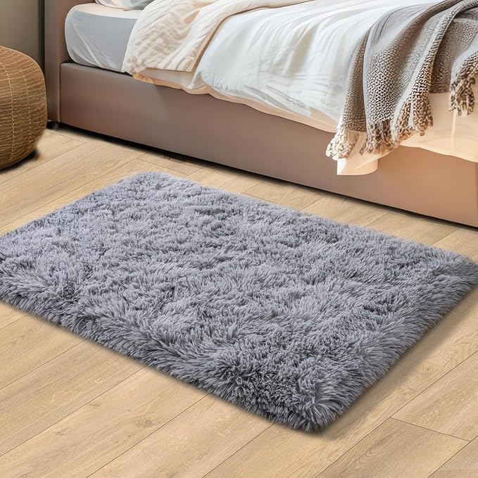 Mugorn 2x3 Rugs for Bedroom, Fluffy Area Rugs for Living Room, Soft Shag Kids - Image 5