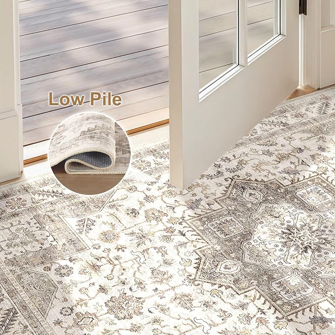 Vintage Living Room Area Rug 3x5 - Image 4