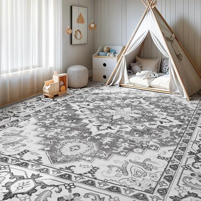 Lofus 5x7 Area Rugs for Living Room, Washable Area Rug, Rugs for Bedroom - Image 2