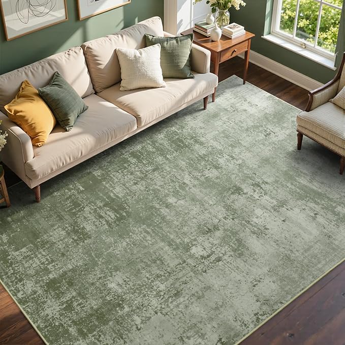 4x6 Ft Area Rugs for Living Room, Soft Non-Slip Washable Rugs Modern Abstract - Image 2