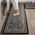 Collive Kitchen Mats Cushioned Anti Fatigue, Waterproof Kitchen Floor Mat Non by Collive