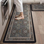 Collive Kitchen Mats Cushioned Anti Fatigue, Waterproof Kitchen Floor Mat Non by Collive
