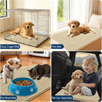 OLANLY Dog Door Mat for Muddy Paws 44x32, Ultra Absorbent Chenille Mud Doormat - Image 7