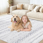 cotiled 7x9 Area Rugs Living Room Rug: Washable Boho Rugs - Image 6